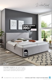 Boxspringbett im Kabs Prospekt "HAPPY NEW YEAR" mit 50 Seiten (Essen)