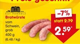 Bratwürste im Angebot bei Netto Marken-Discount in Kempten Bratwürste Angebote von Gut Ponholz bei Netto Marken-Discount Kempten für 2,59 €