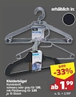 Kleiderbügel Kunststoff schwarz Angebote bei famila Nordwest Lingen für 1,99 €