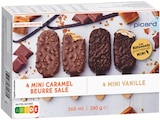 Promo 8 mini-bâtonnets vanille et caramel à 3,99 € dans le catalogue Picard à Beaurains