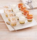 Verrines saumon fromage concombre en promo chez U Express Verrines saumon fromage concombre dans le catalogue U Express