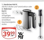 Handmixer Kult X Angebote von WMF bei GLOBUS Bad Kreuznach für 39,99 €