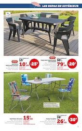 Table De Jardin Angebote im Prospekt "Hyper U" von Hyper U Table De Jardin Angebote im Prospekt "Hyper U" von Hyper U auf Seite 3