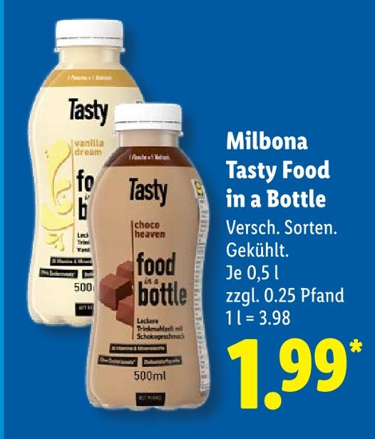 Tasty Food in a Bottle Vanilla Dream