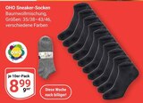 Sneaker-Socken im Angebot bei GLOBUS in Rodgau Sneaker-Socken Angebote von OHO bei GLOBUS Rodgau für 8,99 €