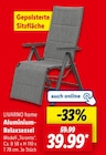 Aluminium-Relaxsessel Angebote von LIVARNO home bei Lidl Herne für 39,99 €