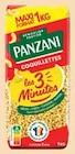 Pâtes les 3 minutes coquillettes - PANZANI en promo chez Intermarché Boulogne-Billancourt à 1,43 €