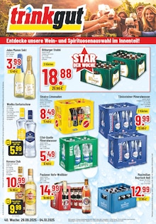 Wodka im Trinkgut Prospekt "Aktuelle Angebote" mit 10 Seiten (Koblenz)
