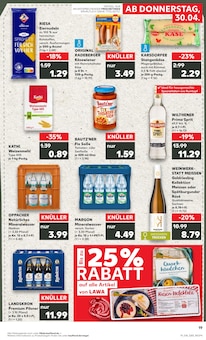 Wiener Würstchen im Kaufland Prospekt "KNÜLLER" mit 67 Seiten (Dresden)