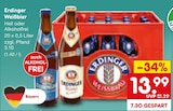 Weißbier von Erdinger im aktuellen Netto Marken-Discount Prospekt für 13,99 €
