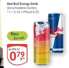 Aktuelle Energydrink Angebote bei GLOBUS in Neubrandenburg Aktuelles Red Bull Energy Drink Angebot bei GLOBUS in Neubrandenburg ab 0,79 €