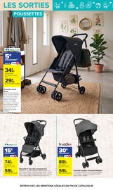Promos Poussette Canne dans le catalogue "Les Babydays" de Carrefour Poussette Canne en promo dans le catalogue Carrefour à la page 26
