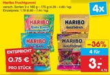 Fruchtgummi Angebote von Haribo bei Netto Marken-Discount Plauen für 3,00 €