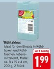 Aktuelle Kühlschrank Angebote bei EDEKA in Pforzheim Aktuelles Kühlakkus Angebot bei EDEKA in Pforzheim ab 1,99 €