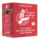 A.O.P. Bordeaux - SOUTENONS NOS VIGNERONS en promo chez Carrefour Antibes à 11,95 €