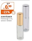 Zerstäuber Angebote bei Müller Albstadt für 0,99 €