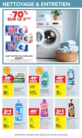 Promos Lessive dans le catalogue "AU COEUR DU GOÛT" de Carrefour Lessive en promo dans le catalogue Carrefour à la page 46