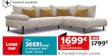 Canapé d'angle Luccas - But à Villeurbanne Canapé d'angle Luccas en promo chez But Villeurbanne à 1 699,00 €