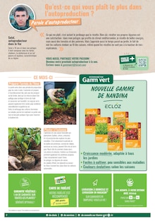 Catalogue Gamm vert de la semaine 40, "DES PROMOS vertIGINEUSES", page 2, 07/10/2026 - 18/10/2026 Prospectus Gamm vert en cours, "DES PROMOS vertIGINEUSES", page 2 sur 12