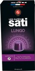 Capsules de café - LES CAFÉS SATI - Supermarchés Match à Vandœuvre-lès-Nancy Capsules de café - LES CAFÉS SATI en promo chez Supermarchés Match Vandœuvre-lès-Nancy à 4,00 €