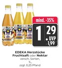 Hieber - Fruchtsaft oder Nektar Angebot im Prospekt Fruchtsaft oder Nektar bei Hieber im Prospekt "" für 1,29 €