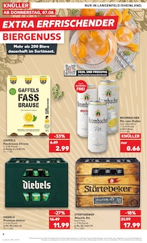 Krombacher im Kaufland Prospekt "EXTRA-ANGEBOTE" mit 8 Seiten (Solingen (Klingenstadt))