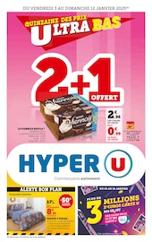 Catalogue Supermarchés Hyper U en cours à Bouguenais et alentours, "LA QUINZAINE DES PRIX ULTRA BAS", 40 pages, 03/01/2025 - 12/01/2025