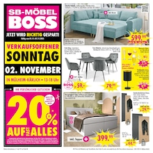 SB Möbel Boss Prospekt für Koblenz mit 16 Seiten SB Möbel Boss Prospekt für Koblenz: "JETZT WIRD RICHTIG GESPART!", 16 Seiten, 01.11.2025 - 07.11.2025