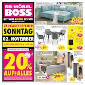 SB Möbel Boss Möbel & Einrichtung Prospekt der aktuellen Woche mit 16 Seiten, gültig von 01.11.2025 bis 07.11.2025, in Koblenz und Umgebung Aktueller SB Möbel Boss Möbel & Einrichtung Prospekt in Koblenz und Umgebung, "JETZT WIRD RICHTIG GESPART!" mit 16 Seiten, 01.11.2025 - 07.11.2025