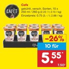 Netto Marken-Discount Cloppenburg - Cafe Angebot im Prospekt Cafe bei Netto Marken-Discount im Cloppenburg Prospekt für 5,55 €