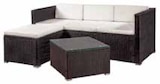 Polyrattan-Lounge Sitzgarnitur Punta Cana im Marktkauf Prospekt Polyrattan-Lounge Sitzgarnitur Punta Cana von Juskys im aktuellen Marktkauf Prospekt für 219,99 €