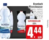 Mineralwasser Classic von Krumbach im aktuellen EDEKA Prospekt für 4,44 €