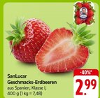 Geschmacks-Erdbeeren Angebote von SanLucar bei EDEKA Darmstadt für 2,99 €