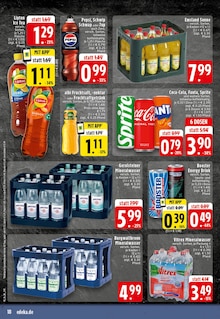 Coca Cola im EDEKA Prospekt "Aktuelle Angebote" mit 24 Seiten (Rheine)