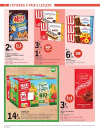 Prix et réduction Céréales dans le prospectus E.Leclerc en cours Offre Céréales dans le catalogue E.Leclerc du moment à la page 6