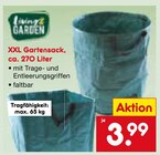 XXL Gartensack im Angebot bei Netto Marken-Discount in Warendorf XXL Gartensack Angebote von Living Garden bei Netto Marken-Discount Warendorf für 3,99 €