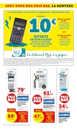 Prix et réduction Calculatrice dans le prospectus Hyper U en cours Offre Calculatrice dans le catalogue Hyper U du moment à la page 22
