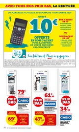 Calculatrice Angebote im Prospekt "LES PRIX BAS Spécial rentrée" von Hyper U auf Seite 22