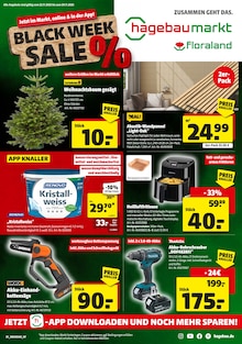 Aktueller Hagebaumarkt Prospekt "BLACK WEEK SALE" Seite 1 von 16 Seiten für Dinslaken