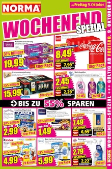 Cola im aktuellen Norma Prospekt (Marl) Cola im Norma Prospekt "Mehr fürs Geld" mit 28 Seiten (Marl)