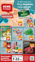 REWE Prospekt "Dein Markt" für Ennepetal, 34 Seiten, 29.09.2025 - 04.10.2025
