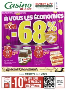 Géant Casino Catalogue "À vous les économies", 40 pages, Seyssinet-Pariset,  24/01/2022 - 06/02/2022