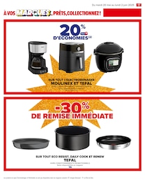 Offre Moulinex dans le catalogue Carrefour du moment à la page 19