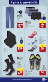 Chaussettes Angebote im Prospekt "NOS ARRIVAGES BEAUTÉ JUSQU'À -80% SUR LE 2ÈME" von Aldi Chaussettes Angebote im Prospekt "NOS ARRIVAGES BEAUTÉ JUSQU'À -80% SUR LE 2ÈME" von Aldi auf Seite 39