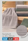 Saunatuch im V-Markt Prospekt Saunatuch von im aktuellen V-Markt Prospekt für 19,99 €