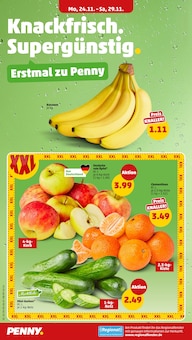 Bananen im Penny Prospekt "Wer günstig will, muss Penny." mit 44 Seiten (Mannheim)