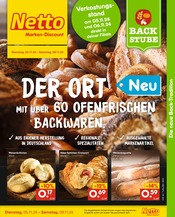 Aktueller Netto Marken-Discount Discounter Prospekt in Bad Saulgau und Umgebung, "DER ORT MIT ÜBER 60 OFENFRISCHEN BACKWAREN." mit 6 Seiten, 05.11.2024 - 09.11.2024