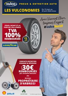 Prospectus Vulco de la semaine "LES VULCONOMIES" avec 1 pages, valide du 13/03/2024 au 20/04/2024 pour Villers-sous-Saint-Leu et alentours