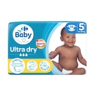 Couches bébé Ultra Dry - CARREFOUR BABY - Carrefour Market à Grasse Couches bébé Ultra Dry - CARREFOUR BABY en promo chez Carrefour Market Grasse à 6,35 €