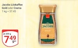 Löskaffee Gold Angebote von Jacobs bei GLOBUS St. Ingbert für 7,49 €